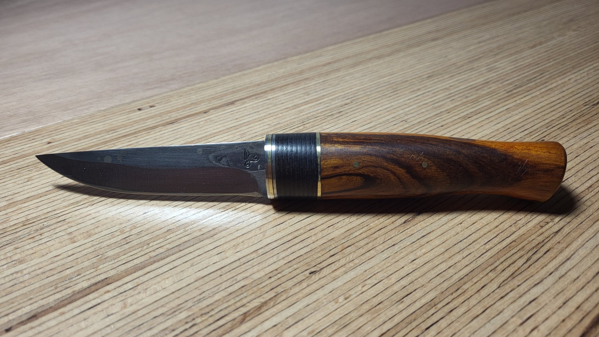 PUUKKO n°1 - Bois de fer d'Arizona - Couteau fixe