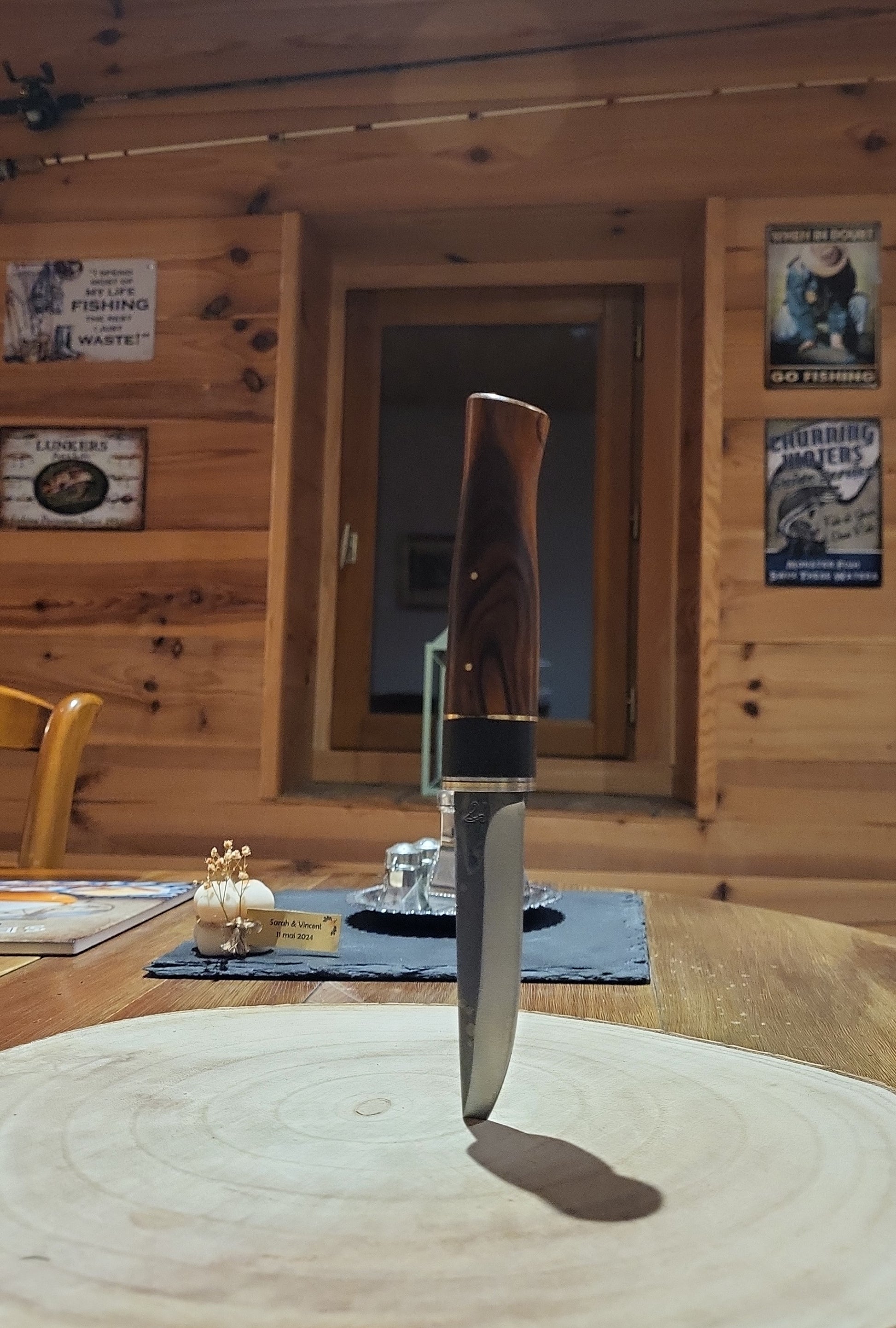 PUUKKO n°1 - Bois de fer d'Arizona - Couteau fixe