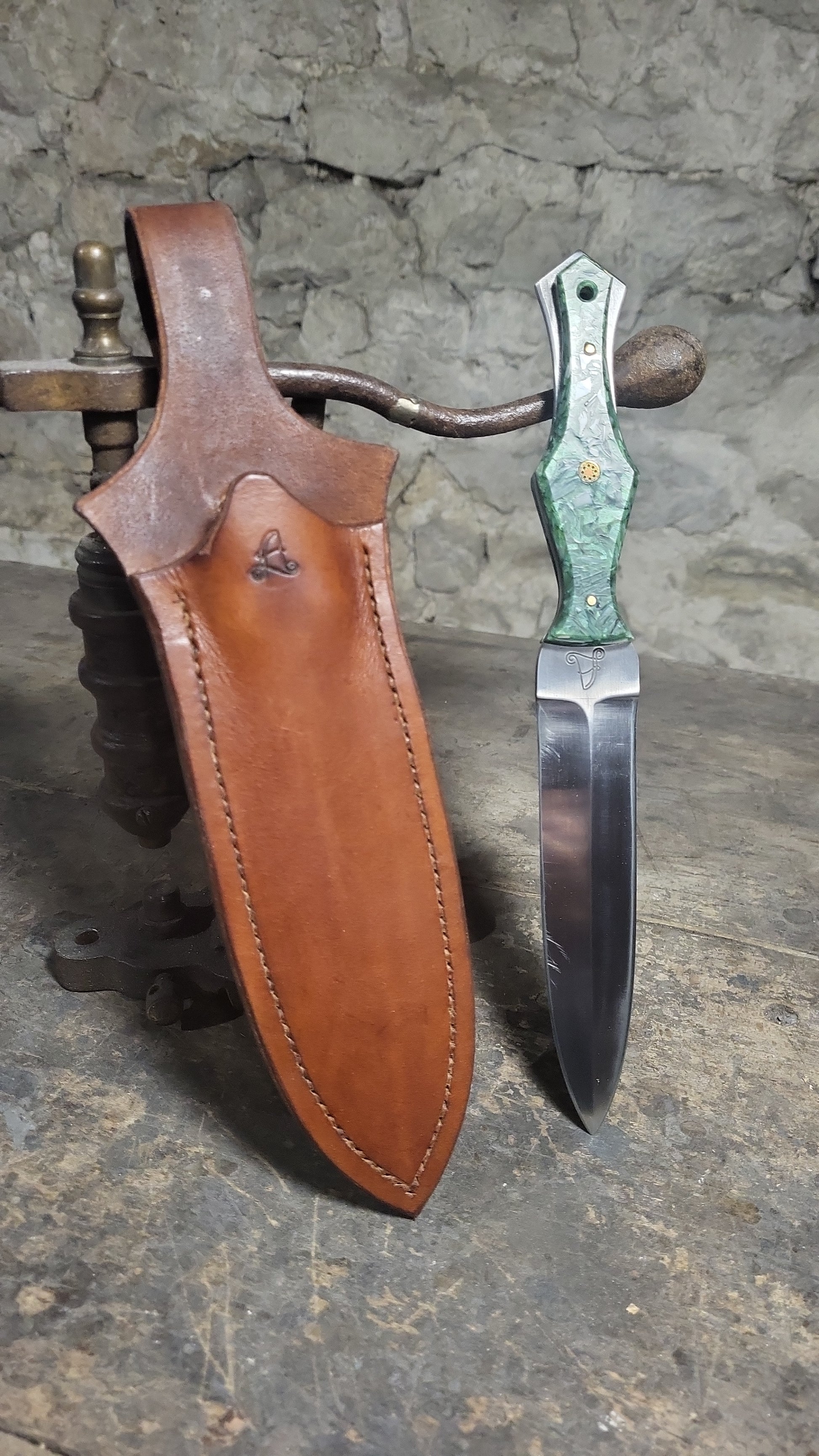 Dague de chasse "Camouflage" - Couteau fixe