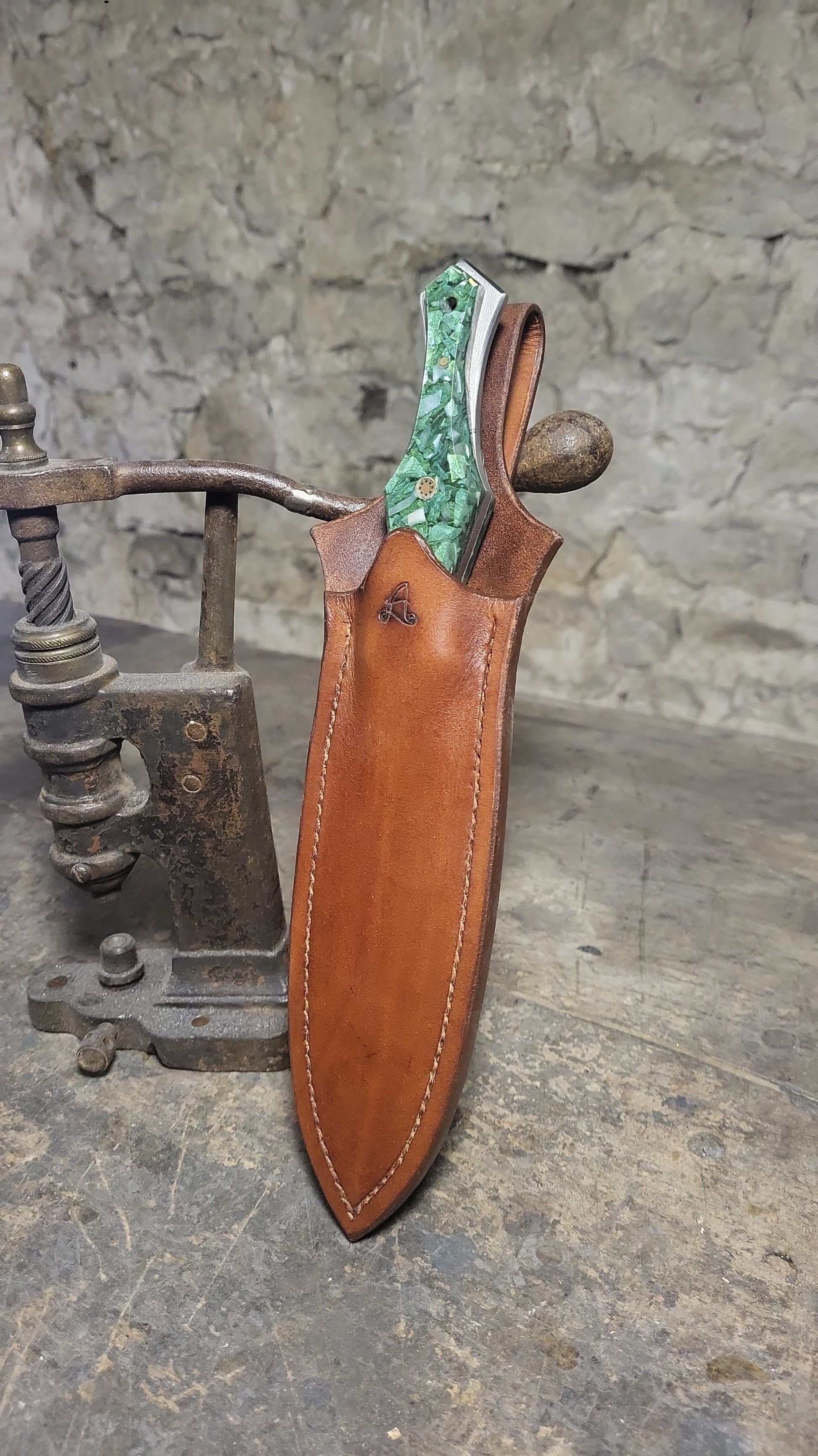 Dague de chasse "Camouflage" - Couteau fixe